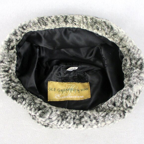 Vintage 1990 Grey Winter Cloche Bucket Hat HF Greenfield Made in England - Picture 6 of 7